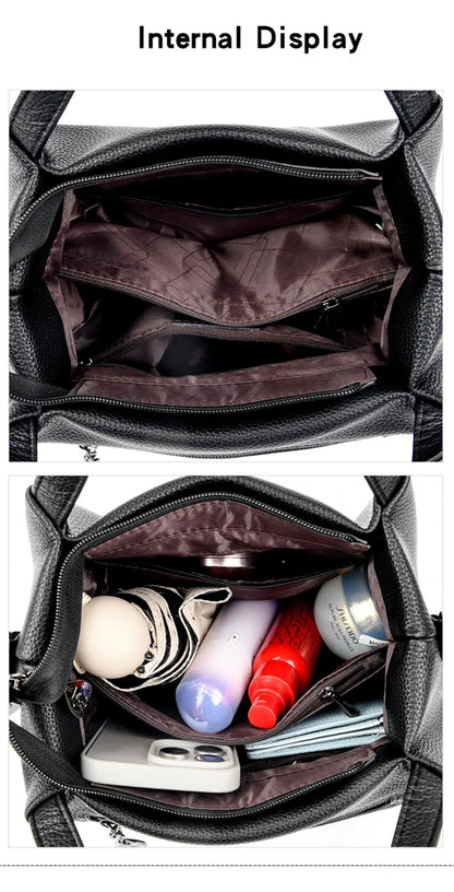 Genuine Tote Bag Leather Luxury Handbag High Quality Ladies Crossbody Handbag