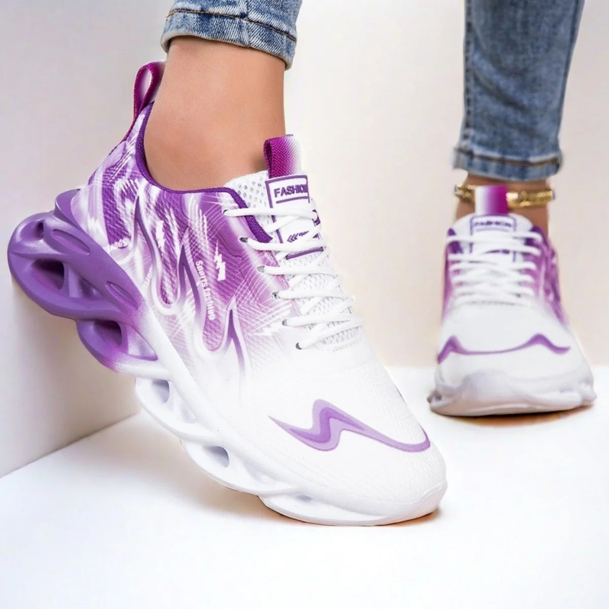 Running Shoes Women Lightweight Mesh Breathable Comfortable Soft Tennis Shoes
