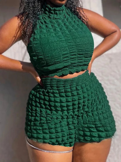 2 Piece Women Sets 2025 New Arrival Summer Matching Sets Print Two Pieces Sets