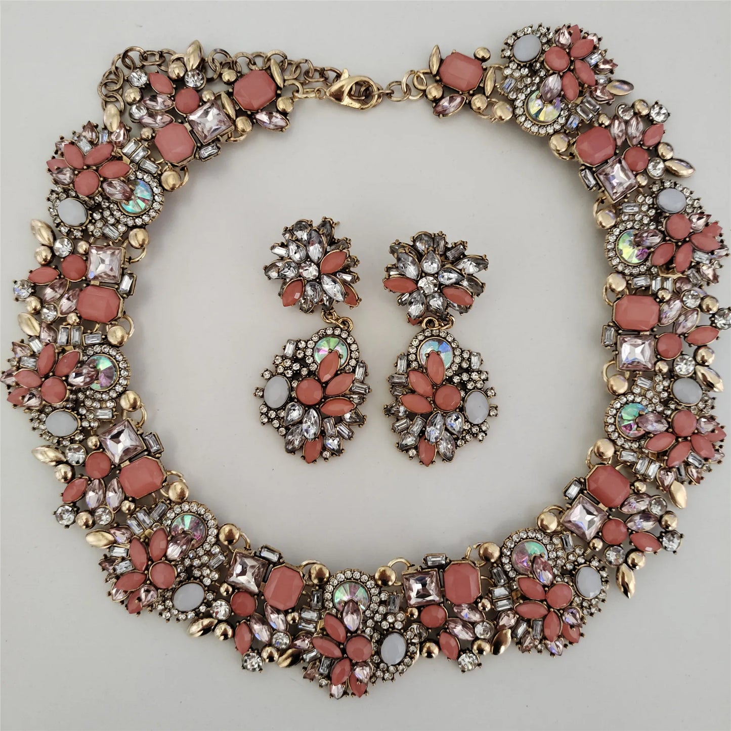 Crystal Rhinestone Large Collar Big Big Choker Necklace for Women