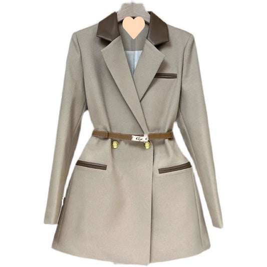 Elegant Women Office Blazer Coat Ladies Casual Slim Suit Outwear