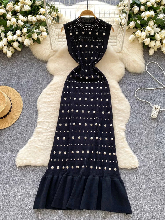 Fishtail Dress Women Dresses Bodycon Sexy Slim Fit Vestidos Streetwear Stand Collar Sleeveless Elegant Dress