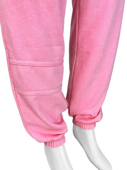 Sexy Washed Strapless Bodysuit and Jogger Pants Set for Women Trendy Two Piece Jogging Suit Sets