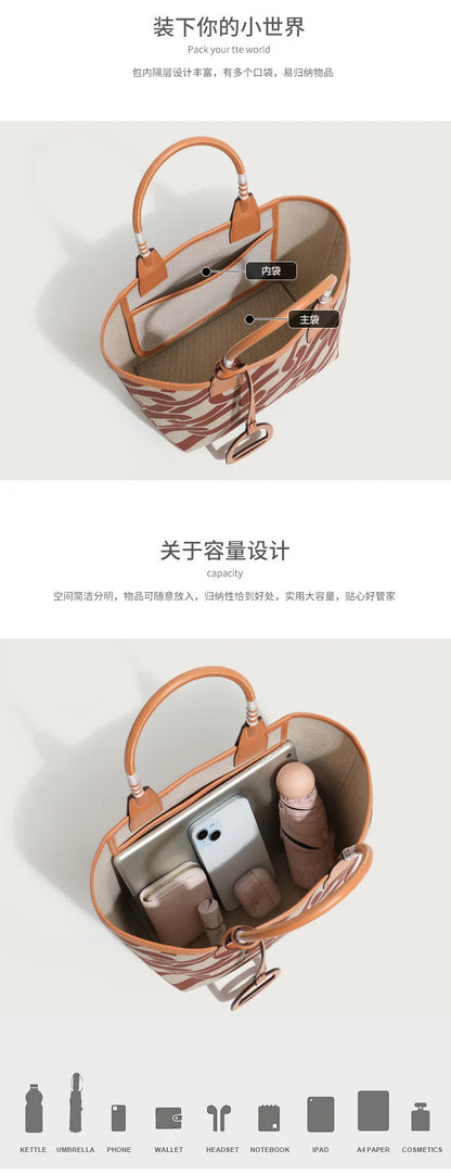 Women's Tote Bag Trend Brand Versatile Shoulder Bag High Quality Temperament Crossbody Bag