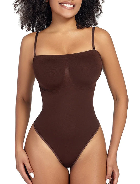 Womens Bodysuit Tummy Control Shapewear Thong Seamless Slimming Compression Body Shaper