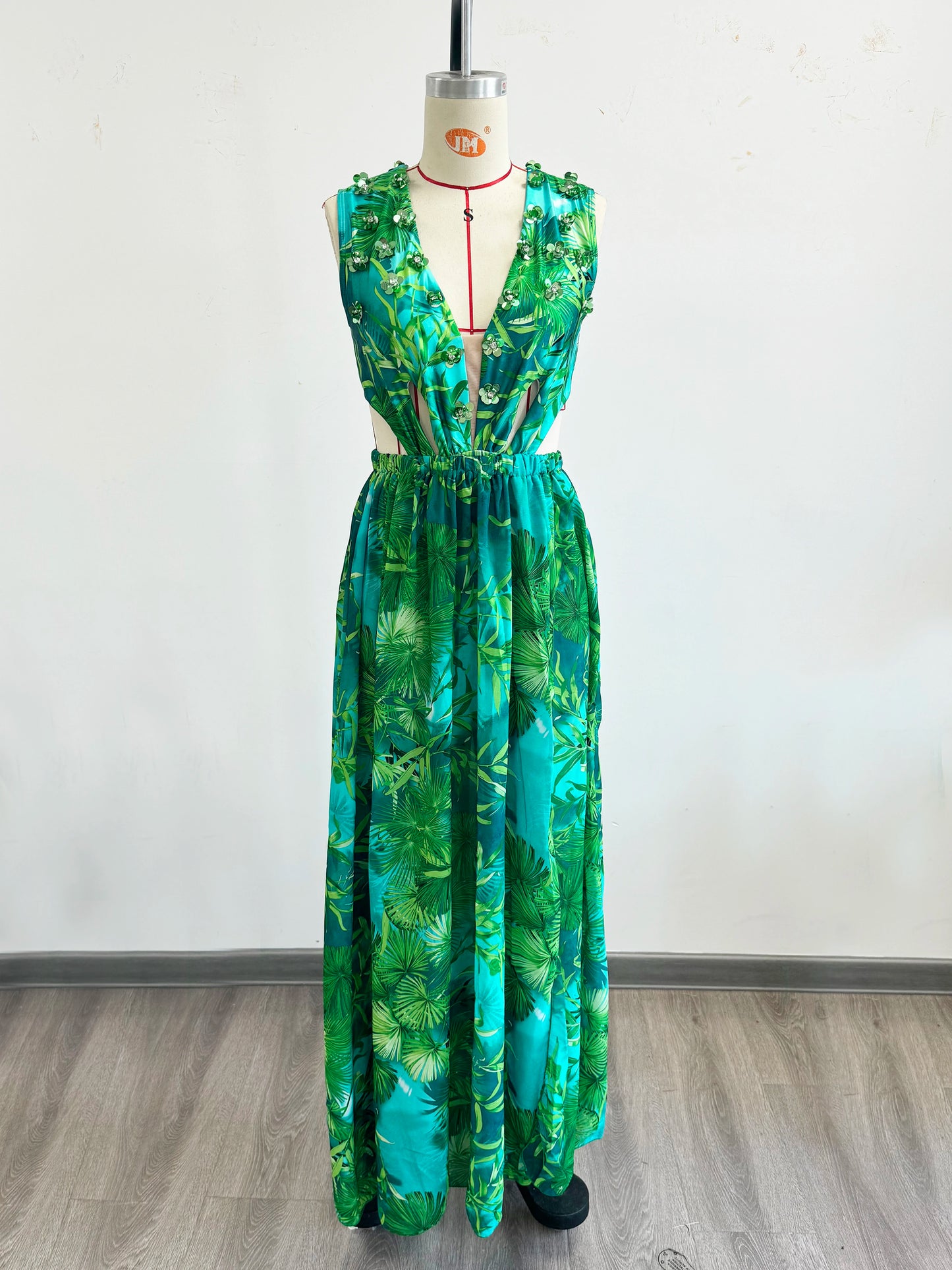 Women Swimsuit With Skirt High Waist Swimwear Cover-up Female Skirts Fashion Printed Dress Beachwear