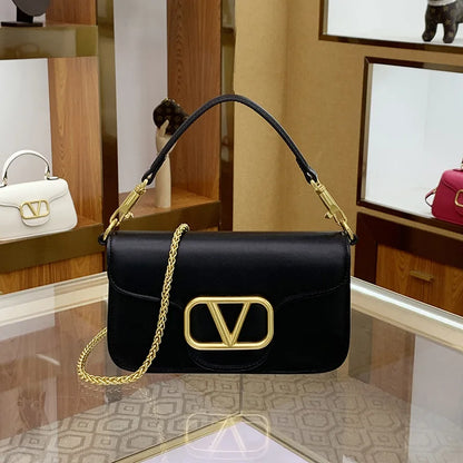 Women's Calf leather handbag chain one-shoulder crossbody bag high-quality women's bag