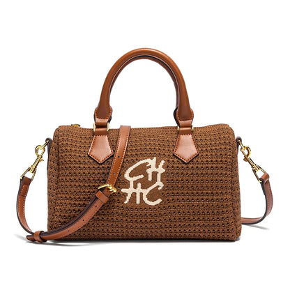 Women's Shoulder Bag New Breathable Fabric Handbag Luxury Vacation Beach Bag