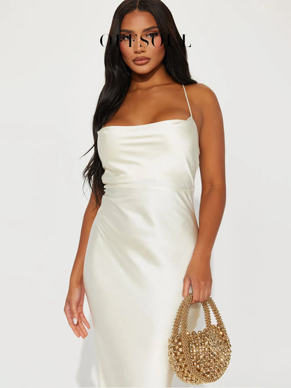 Hollow Hand-Made Metal Sense Gold Beads Woven Handbag Half-Round String Beads Pearl Bag
