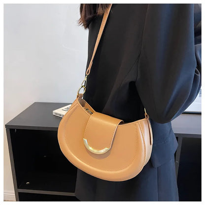 Armpit Shoulder Side Bags for Women Trend Leather Small Underarm Crossbody Handbags