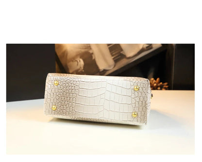 Luxury Genuine Leather Women Handbags Quality Cowhide Shoulder Messenger Bag