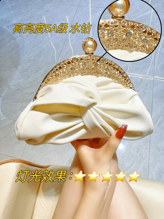 luxurious Chain Shoulder Bags Wedding Guest Crossbody Bags Prom Clutches