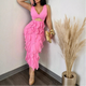 pink dress