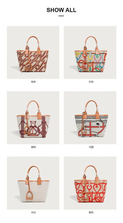 Women's Tote Bag Trend Brand Versatile Shoulder Bag High Quality Temperament Crossbody Bag