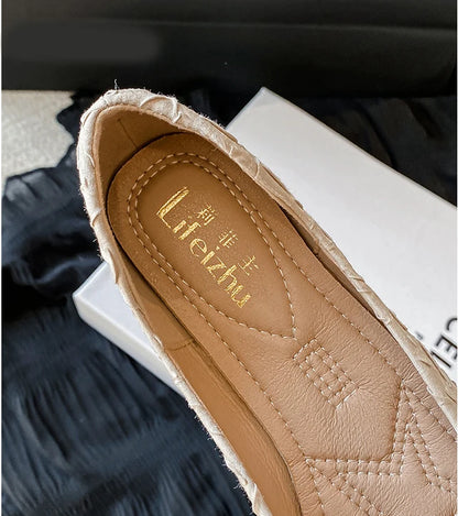 Flats Shoes for Women Rhinestone Slip-on Loafers Shoes