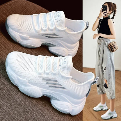 Women Fashion Sneakers Spring Summer New Comfortable Running Shoes Tennis Sneakers Lightweight