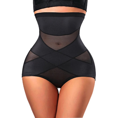 Women High Waist Trainer Body Shaper Panties Tummy Belly Control Body Slimming Control Shapewear