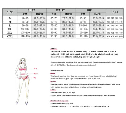 Swimwear Women With Skirt Bathing Suit Summer New Ruffle Splice Print Beachwear Bikini Cover Ups