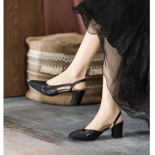 women's color blocked sandals Women Non Slip slipper Soft soled Leisure flat Comfort Low Heel Shoes