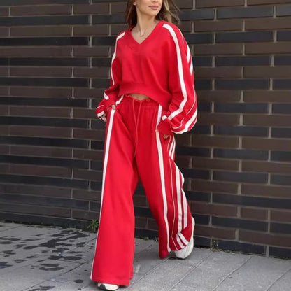 2 Piece Set Women Casual Sweatpants Outfits Long Sleeve Tops Pants Sets Sweatshirts Two Piece Set Fashion Suits