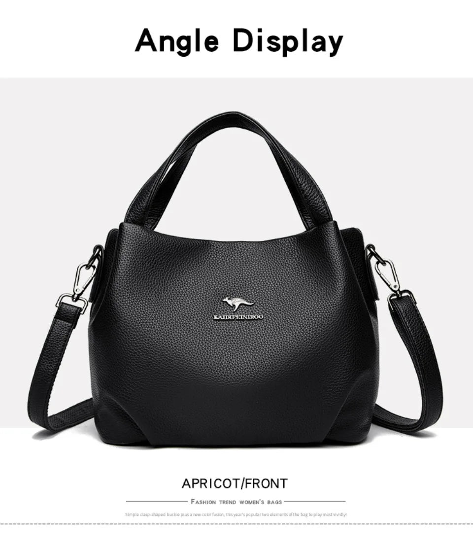 Genuine Tote Bag Leather Luxury Handbag High Quality Ladies Crossbody Handbag