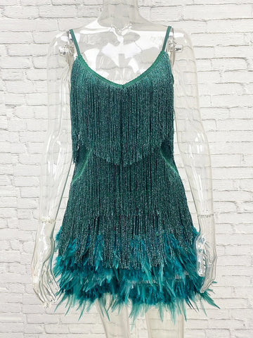 Sexy backless black white mini sequin summer dress women elegant tassel evening party dresses woman prom birthday dress