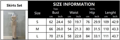 Backless Long Skirt and Top Set Summer Lace-up 2 Pieces Skirt Set Bikini Cover ups