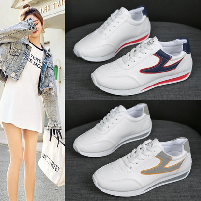 Causal Sneakers Summer Designer Shoes for Women Breathable Lace Up Sports Shoes