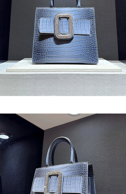 High Quality Crocodile Leather Handbag for Women Shoulder Crossbody Bag