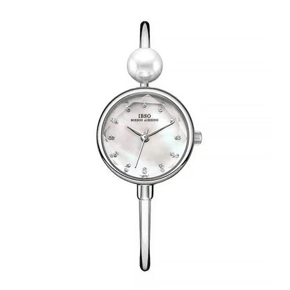 Elegant Women Bracelet Watch Luxury Diamond Waterproof Ladies Bangle Wristwatch