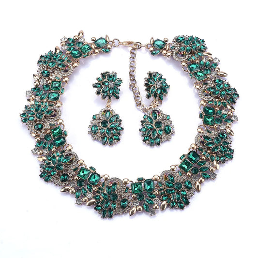 Crystal Rhinestone Large Collar Big Big Choker Necklace for Women