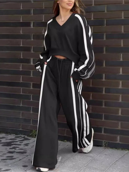 2 Piece Set Women Casual Sweatpants Outfits Long Sleeve Tops Pants Sets Sweatshirts Two Piece Set Fashion Suits
