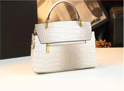 Luxury Genuine Leather Women Handbags Quality Cowhide Shoulder Messenger Bag
