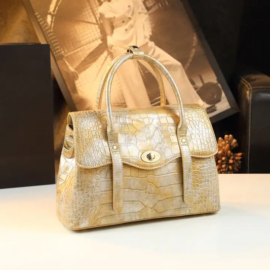Luxury Designer Brand New High Quality Cowhide Large Capacity Crossbody Bag