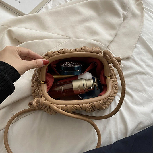 Women Fashion Embroidered Thread  Shoulder Cute Purse