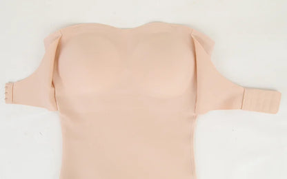 Removable Strap Women Tummy Control Shapewear Thong Front Closure Butt Lifter Removable Strap Padded Full Body Shaper