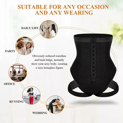 High Waist Abdomen Butt Lifter Booty Lift Seamless Shapewear Body Shaper