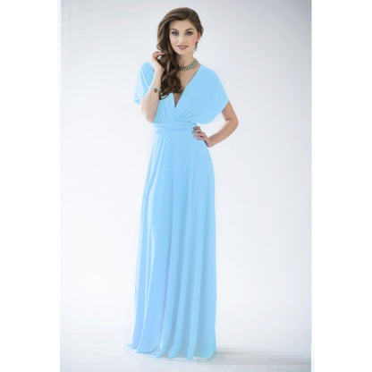 Multiway Wrap Convertible Boho Maxi Dress Bridesmaid Infinity Robe Dresses