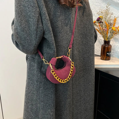Mini PU Leather Saddle Shoulder Bag for Women Y2K Handbags and Purses Crossbody Bags