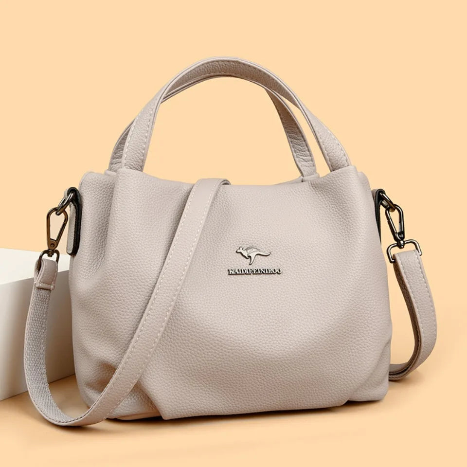 Genuine Tote Bag Leather Luxury Handbag High Quality Ladies Crossbody Handbag