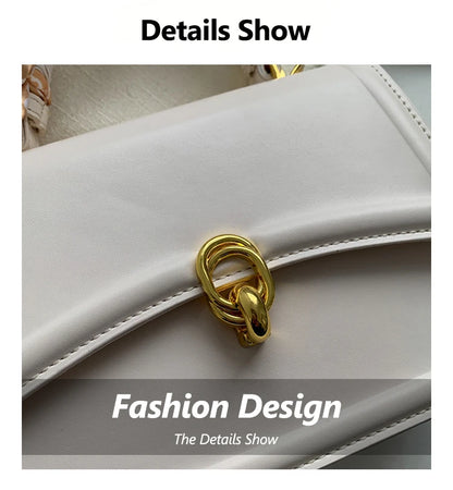 Scarf Bow Decor Lightweight Flap Bag, Business Casual Mini Women's Shoulder Bag