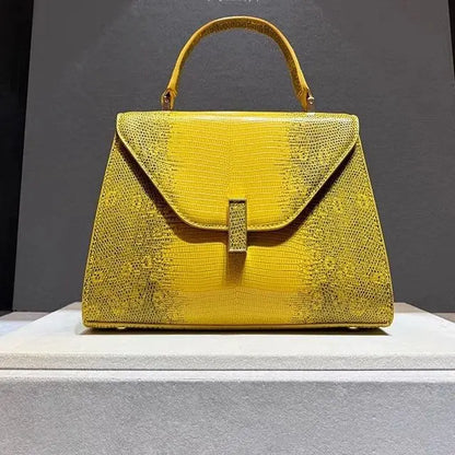 High Quality Lizard-print Handbag Women's Shoulder Crossbody Bag