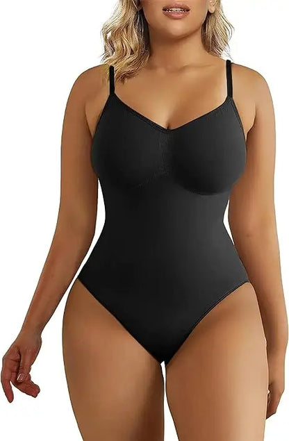 High Elastic Bodysuit for Women Tummy Control Shapewear Seamless Sculpting Thong Body Shaper