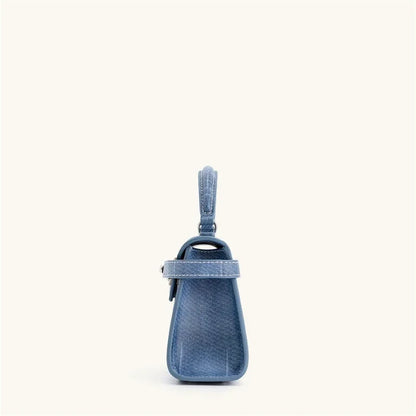 Women's Handbag Elise Designer Fashion 2025 New Denim Blue Tote Bag Small Square Crossbody Bag