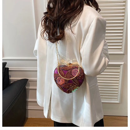 Luxury Gold Clutch Bags for Women Evening Purse Designer Crossbody Bag