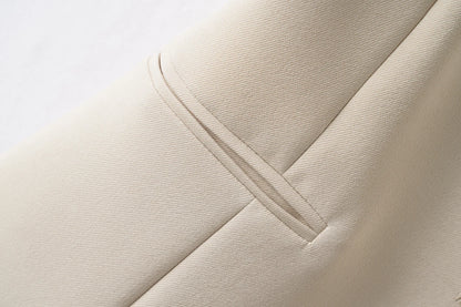 Short Vest Top Women's Diagonal Button Versatile Workplace Elegant Vest Jacket Top