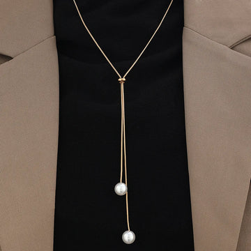 Pearl Adjustable Chain Necklace for women