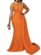 orange dress