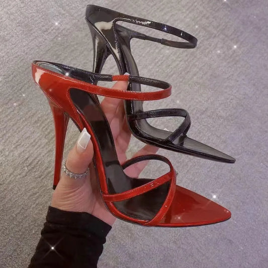 Open Toe High Heels Mules Sandals Women's Outdoor Shoes