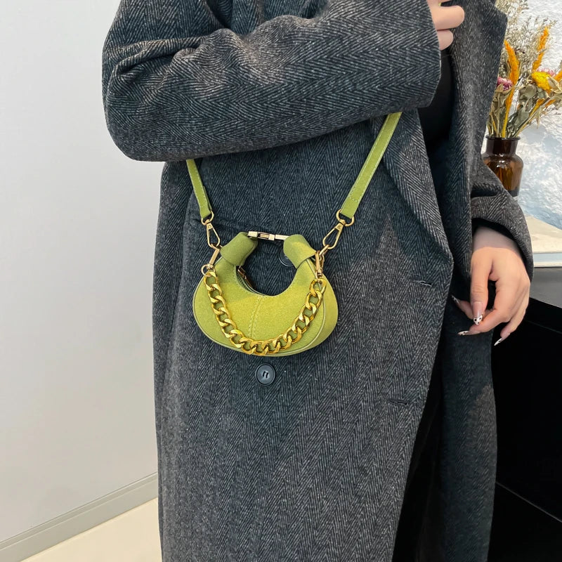 Mini PU Leather Saddle Shoulder Bag for Women Y2K Handbags and Purses Crossbody Bags